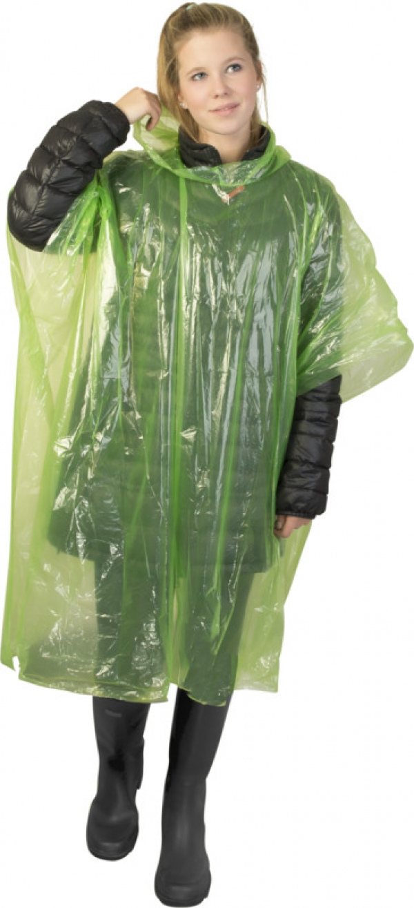 Poncho de pluie vert